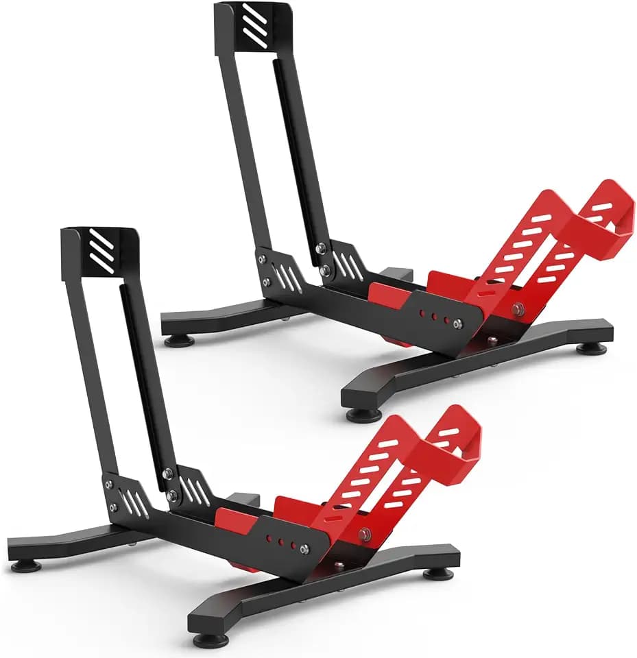 IMAYCC Professional Fahrradständer Boden, für 26”-29”Mountainbike, E-bike, Rennrad, MBT, Hinterrad und Vorderrad Ausstellungsständer, Ideal für Ihre Garage, Ihr Haus oder Ihr Fahrradgeschäft.（2Stück）