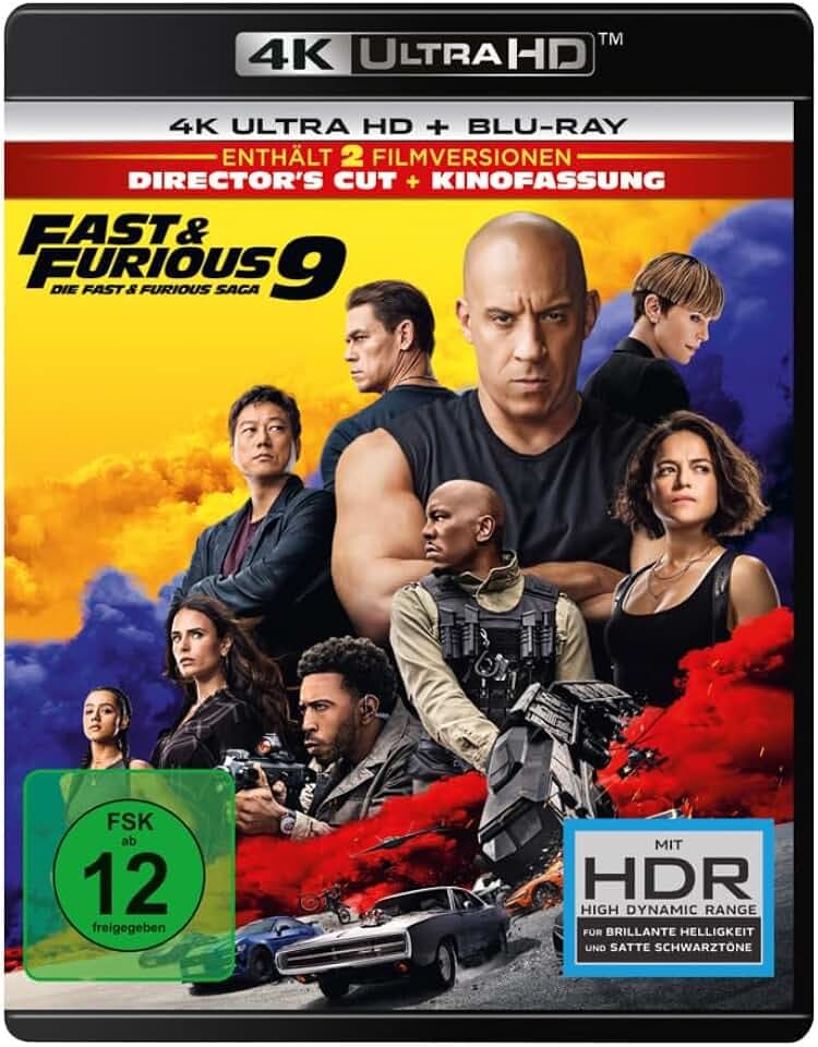 Fast & Furious 9 - Die Fast & Furious Saga (4K Ultra-HD) (+ Blu-ray 2D)