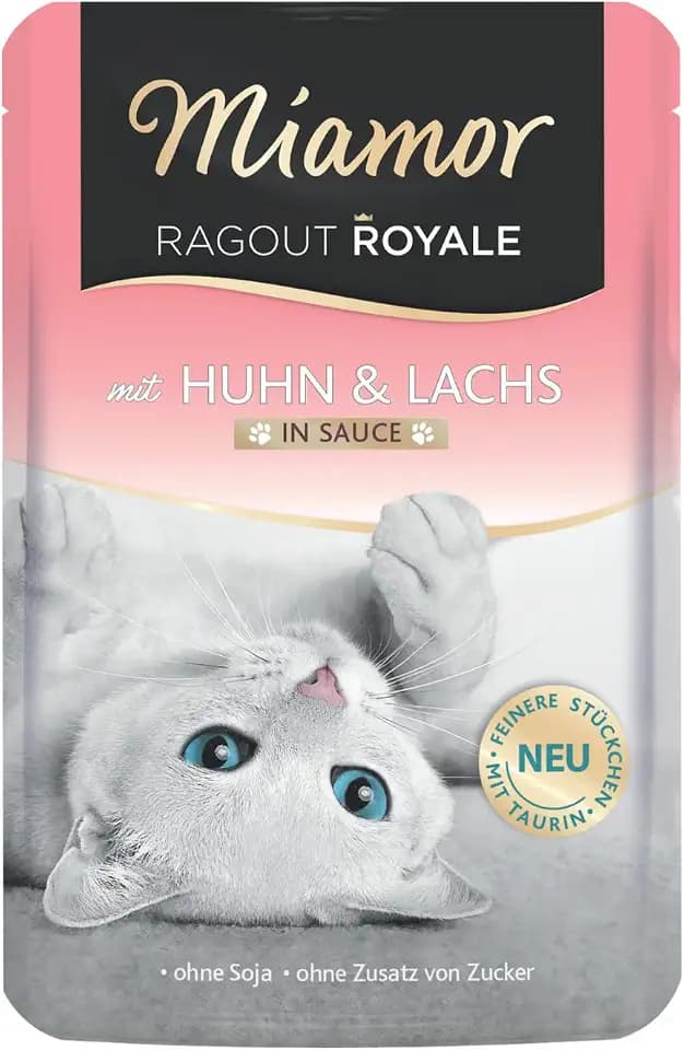 Miamor Ragout Royale in Sauce Huhn & Lachs 22 x 100g