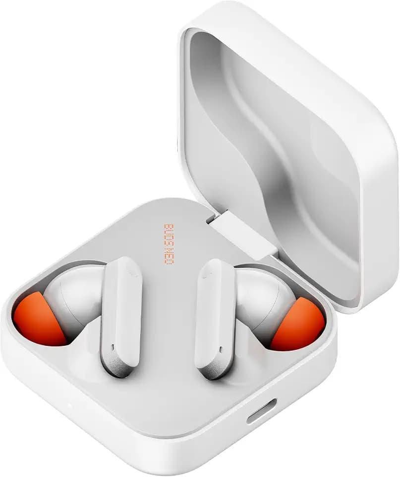 CMF BY NOTHING Buds Neo, True Wireless Earbuds, 52H Playtime, White