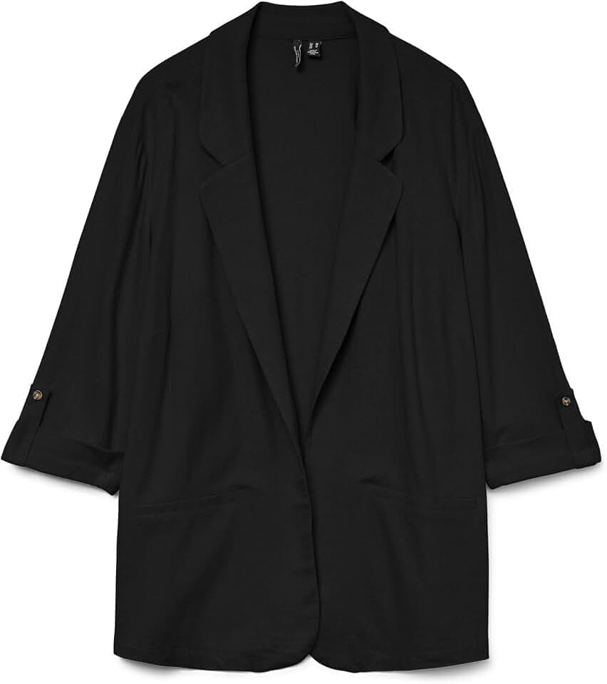VERO Moda Damen Vmcjesmilo 3/4 Blazer WVN Ga Noos Cur Blazer
