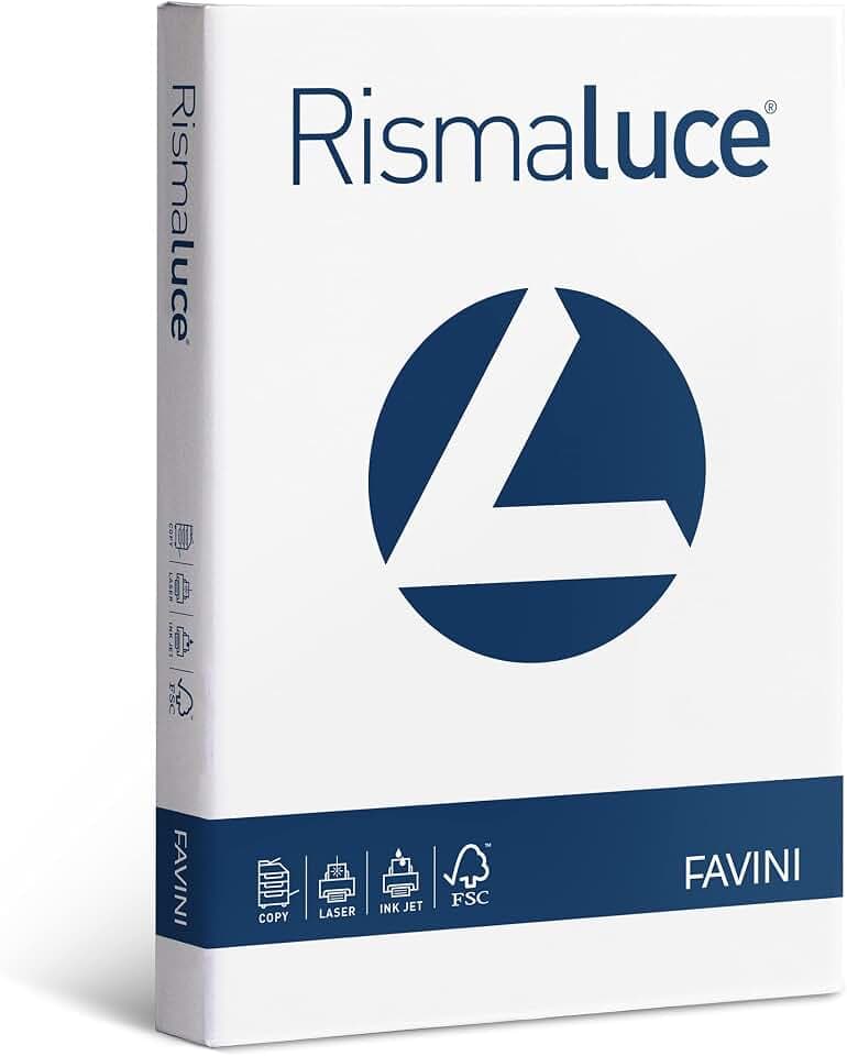 Favini Rismaluce Papier A4 240 gsm 100 Blatt weiß Weiß