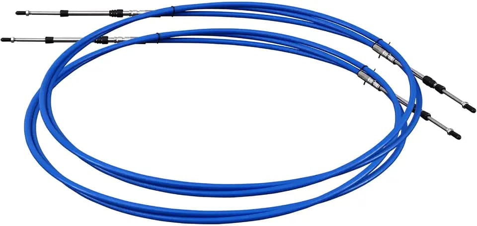 33C Boat Throttle Shift Control Cable for Yamaha Outboard Engine, Blue