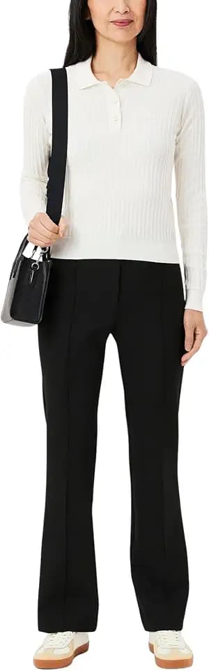 Lacoste Women's High Waist Flared Pants