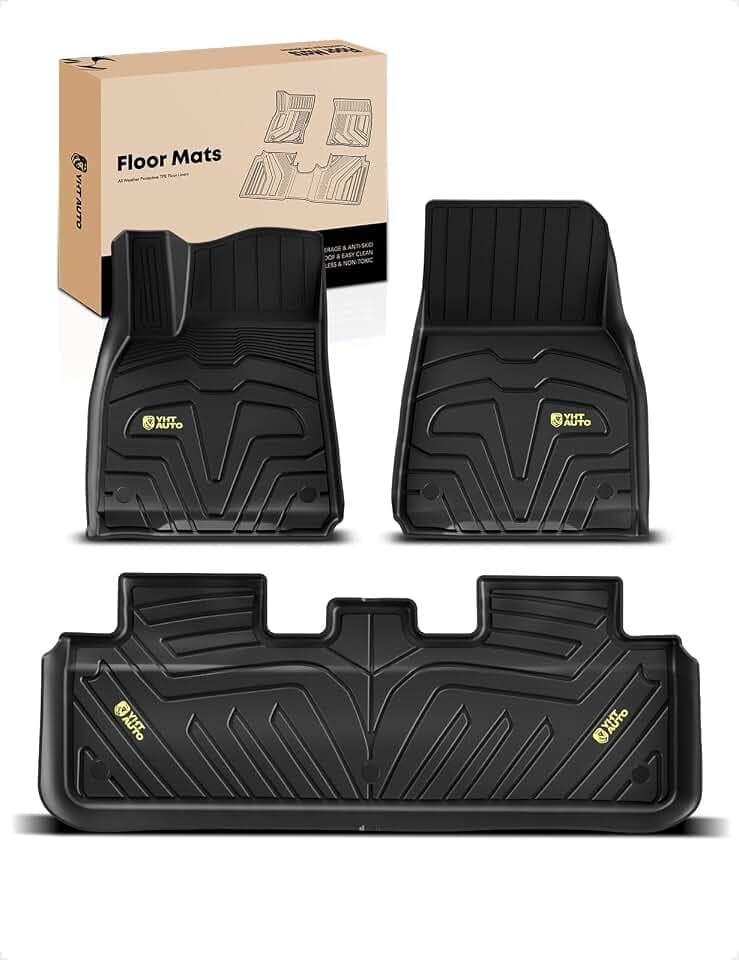 YHTAUTO Automotive Floor Mats for Tesla Model Y 2020-2025