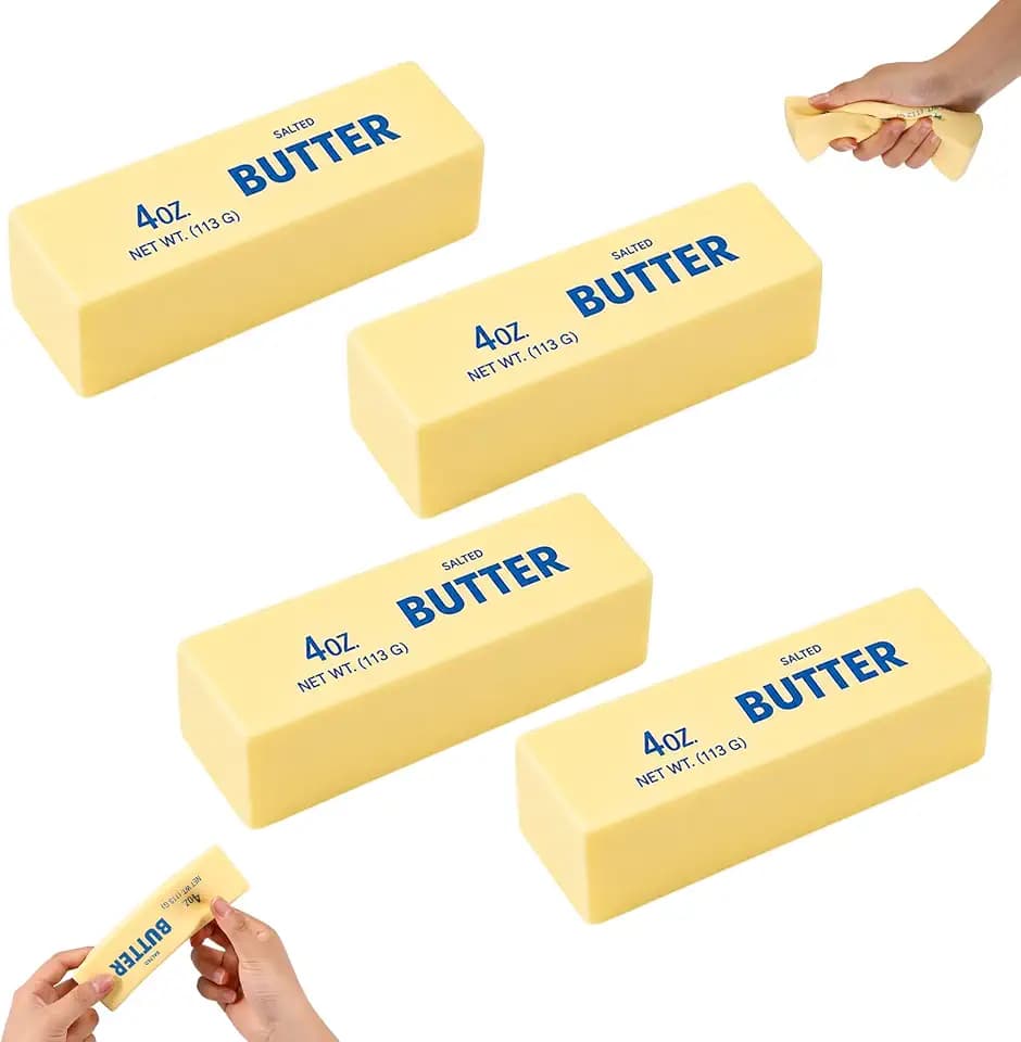 Lyreh 4stk Butter Quetschspielzeug, Butterstick Langsam Aufsteigendes