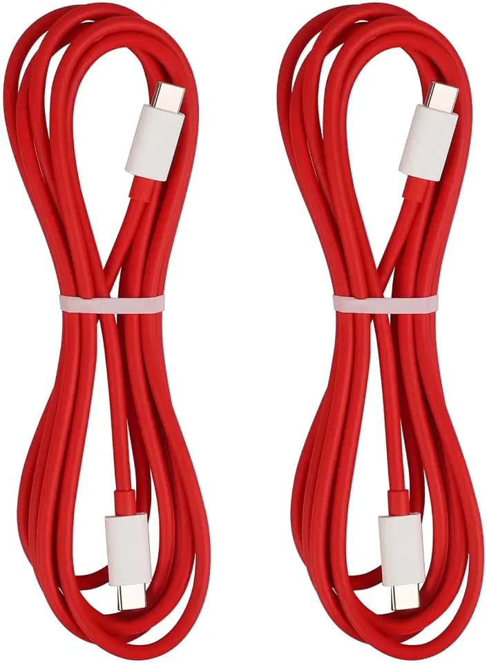 USB-C to USB-C Cable for OnePlus 10T, Type C Cable 6.6 ft, 2-Packs