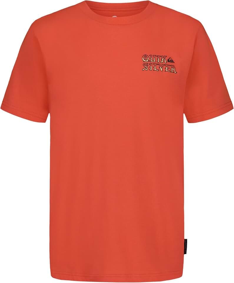 Quiksilver Boys' Short Sleeve Regular Fit Logo Graphic T-Shirt