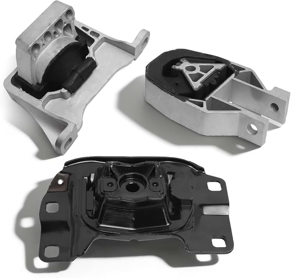 ENA Engine Motor and Trans Mount Set of 3 Compatible with Ford 2013 2014 2015 2016 Escape 2.0L 2.5L L4 Replacement for A5520 A5612 A5631