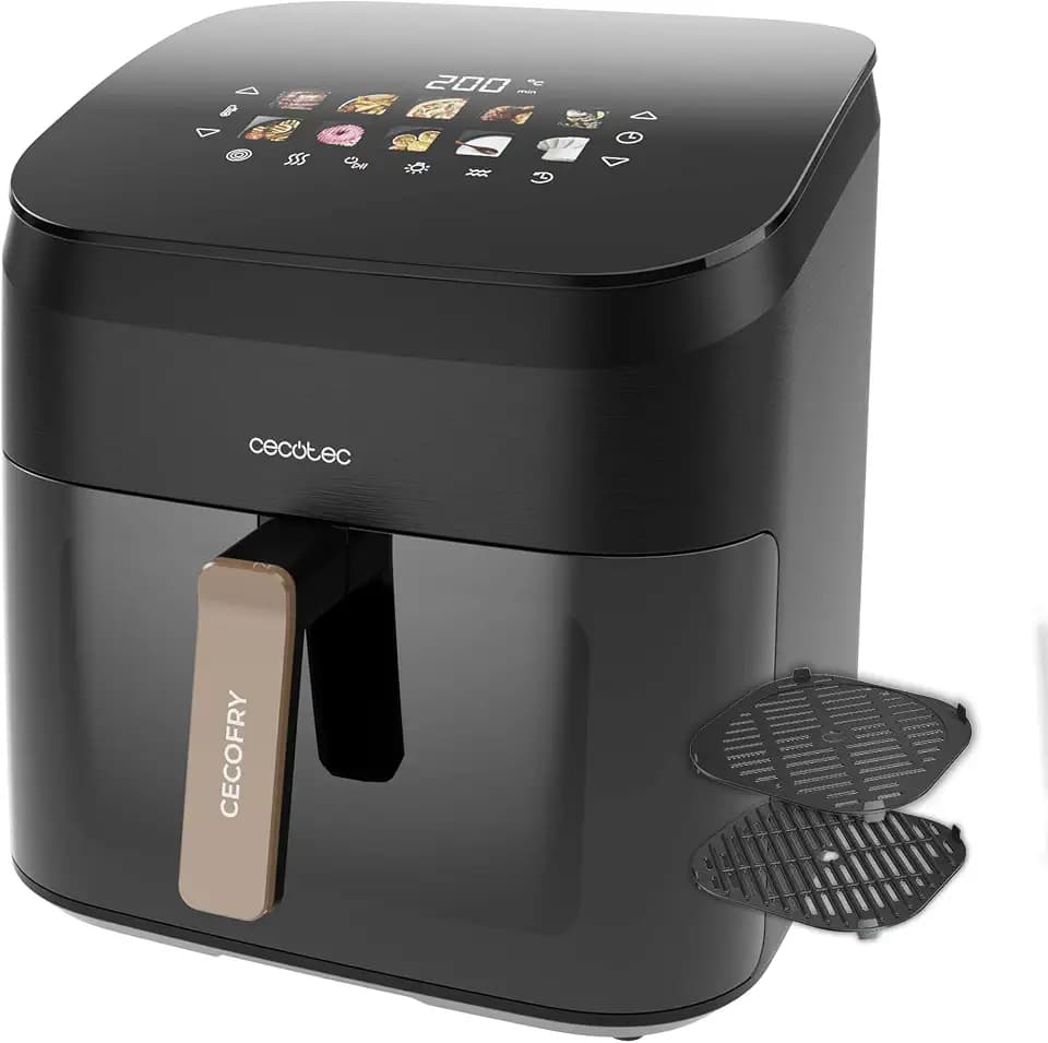 Cecotec Heißluftfritteuse Cecofry&Grill Smokin' 8500 Plus, 2200 W, 8,5L
