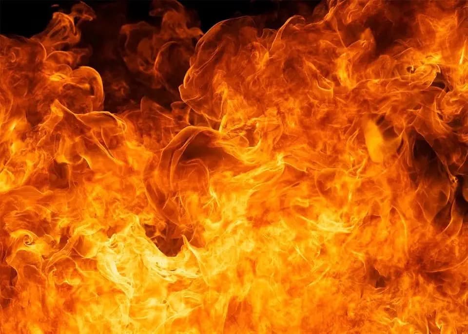 BELECO 8x6ft Fabric Fire Flames Backdrop - Raging Dancing Flame Photo Wallpaper for Fighter Themed Birthday, Bonfire Party Supplies, Halloween Decorations, Portrait Props