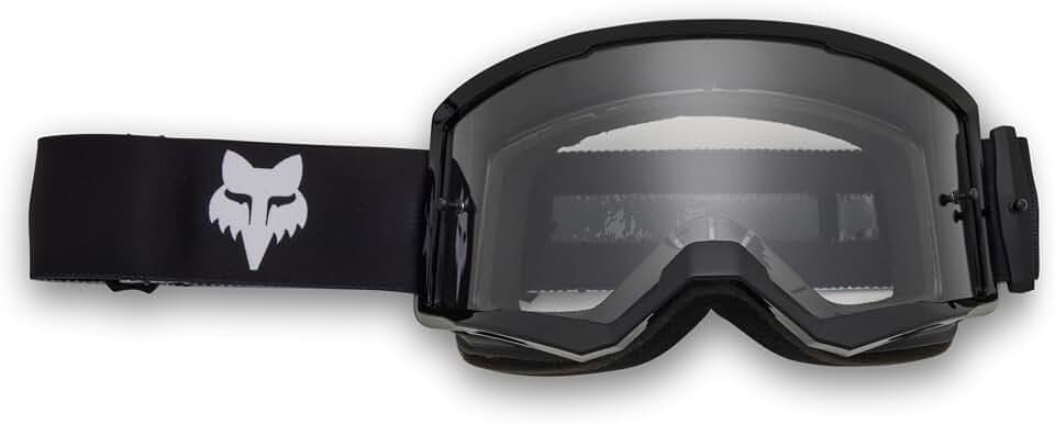 Fox Racing Main Core Goggle – Motocross Brille – UV Schutz – Tear-Off Funktion – VLS System – Triple-Layer Schaum – Lexan Linse – Black, Größe: OS