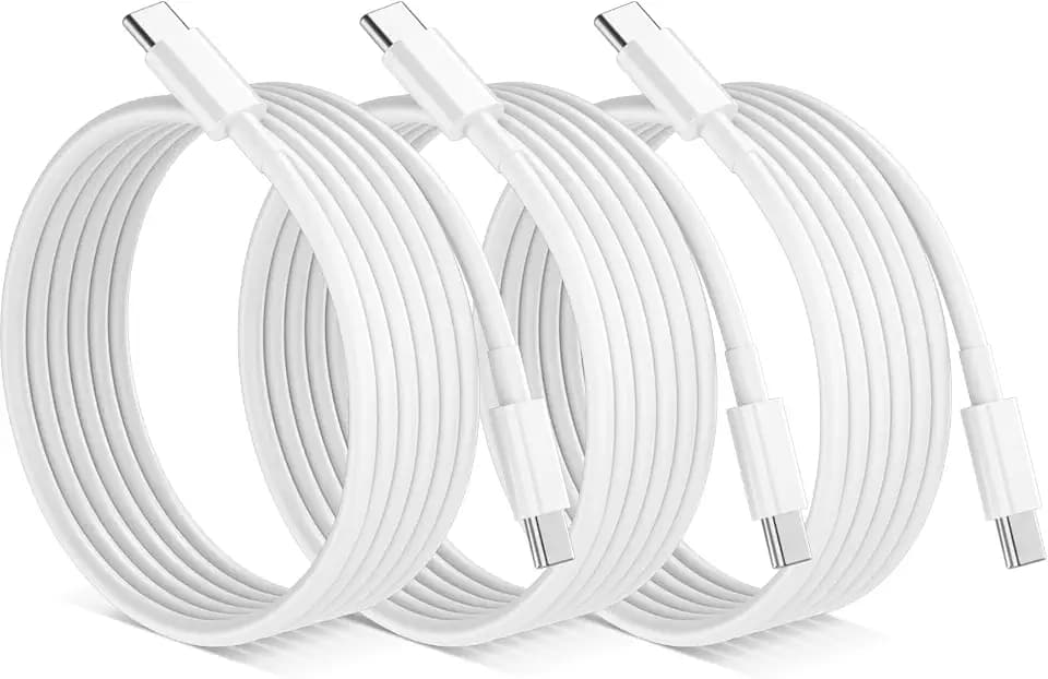 QZIIW 240W USB C to USB C Cable, 3 Pack Type C Fast Charging Cable 6/6/6FT