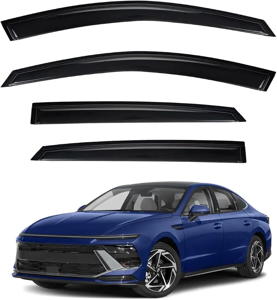 4pcs Window Visors Rain Guards for 2020-2026 Sonata