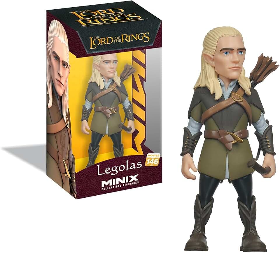 MINIX Bandai Sammelfigur, 12 cm, Herr der Ringe, Legolen, Sammlerstücke für Ausstellung, Geschenkidee, Spielzeug für Kinder und Erwachsene, TV-Fans (MN20416)