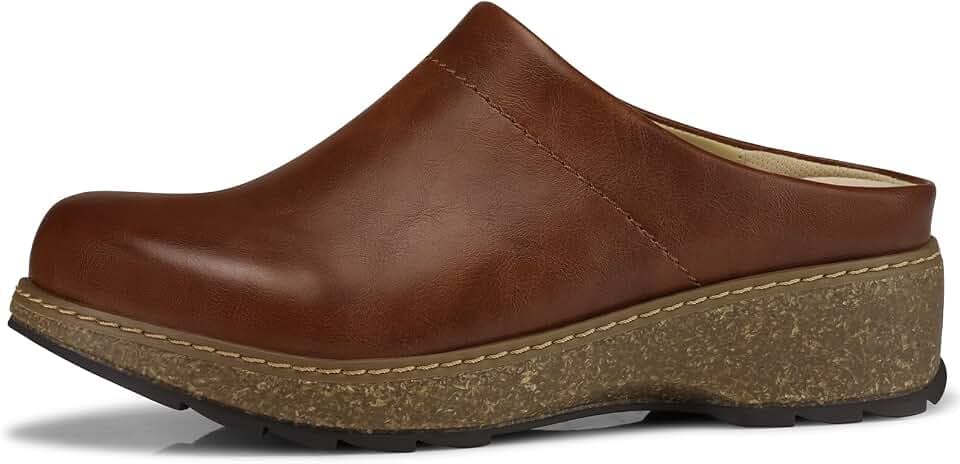 SHIBEVER Comfortable Clogs for Women Mules Arch Support Closed Toe Shoes