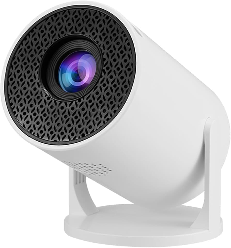 Projektor, 1080P Full HD Bluetooth-Projektor, Tragbarer Outdoor-Filmprojektor, Unterstützt Kabelgebunden und Kabellos den Gleichen Bildschirm, Kompatibel mit Smartphone, Laptop,