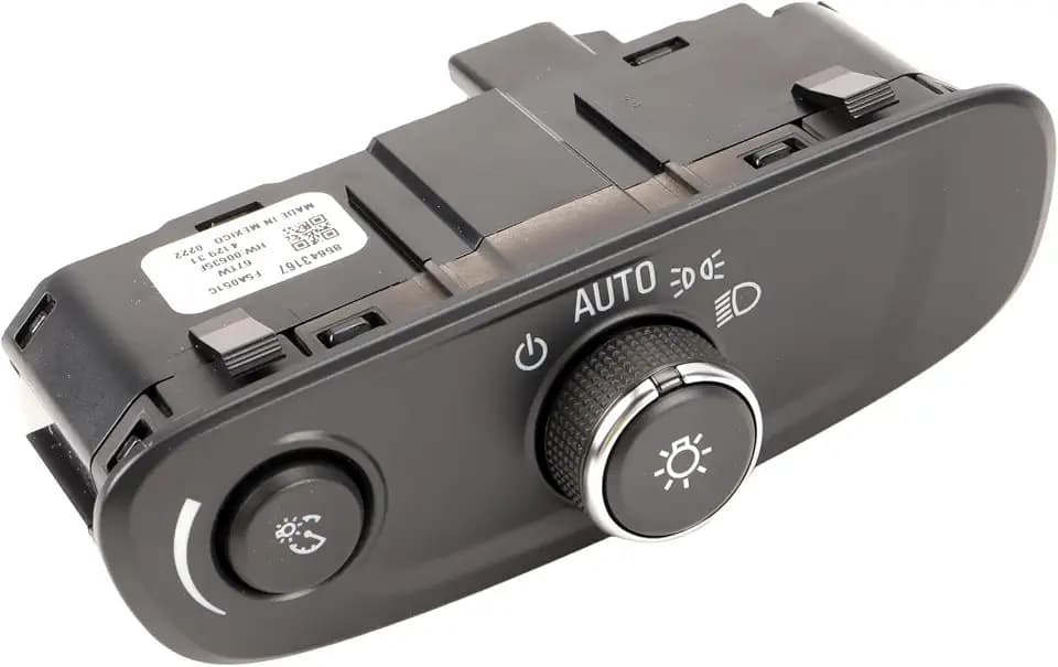 GM Genuine Parts 85643167 Jet Black Drivers Side Headlamp Switch