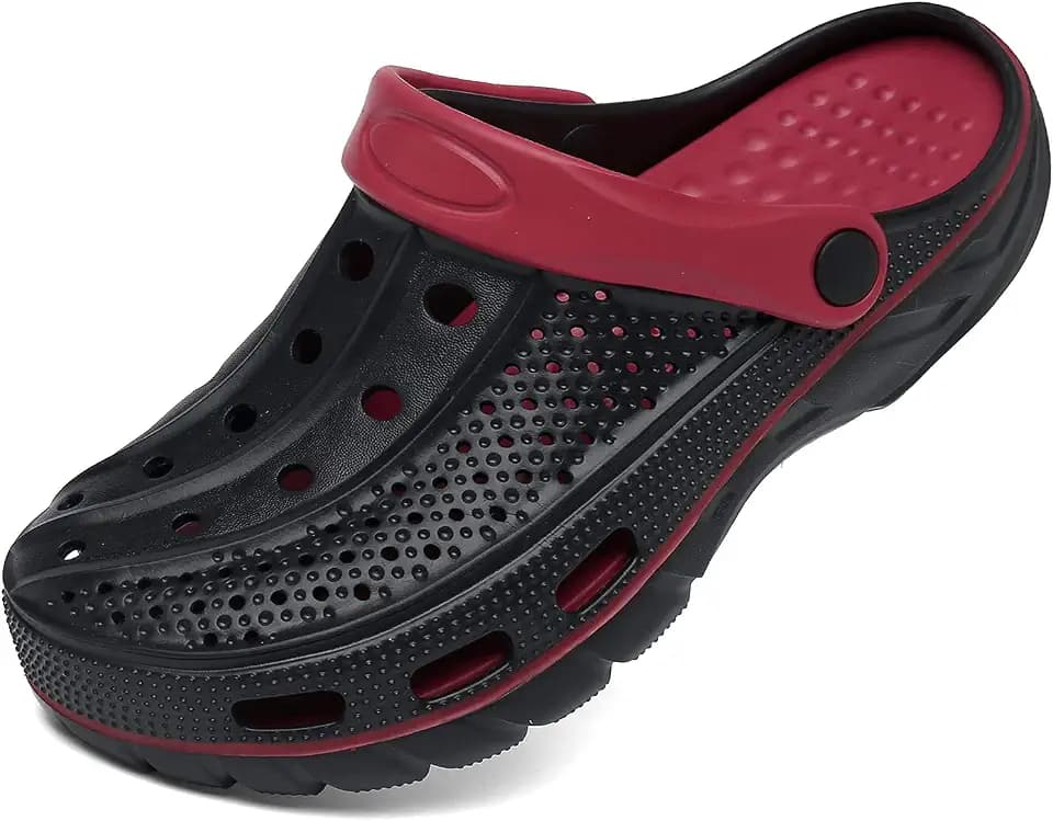 ChayChax Mens Womens Arch Support Clogs with Removable Cushion Footbed