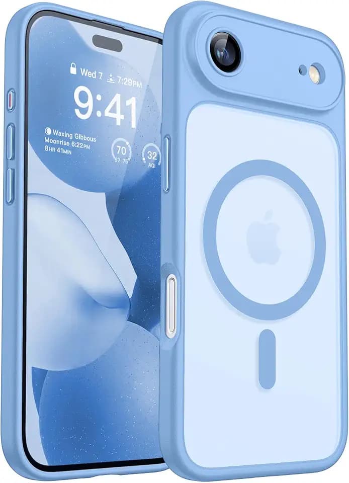 CANSHN Magnetic Compatible with iPhone Air Case, Light Blue