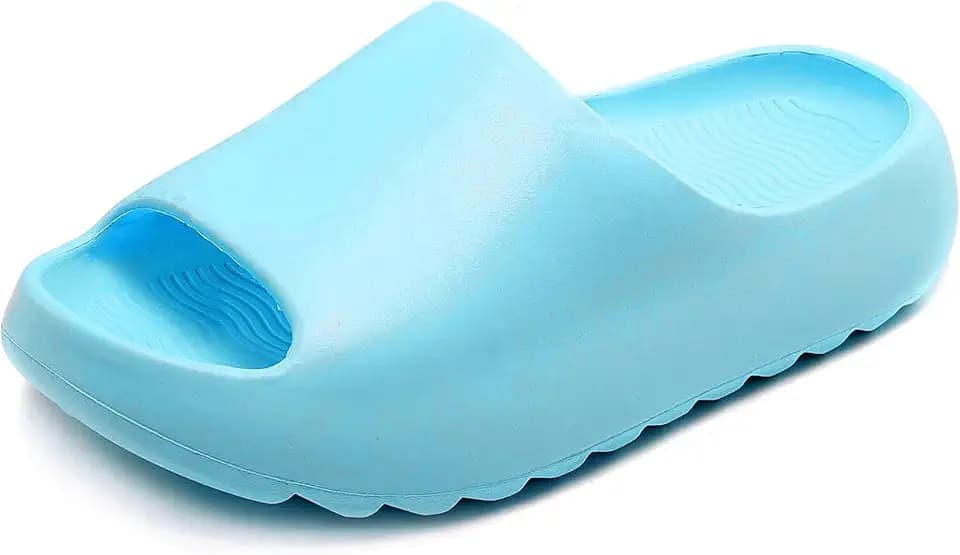 rosyclo Cloud Slippers for Women and Men, Recovery Slides Ultimate Comfort Lightweight Pillow Open Toe Thick Sole Shower Shoes House Indoor Outdoor Beach Sandals with Low Arch Support
