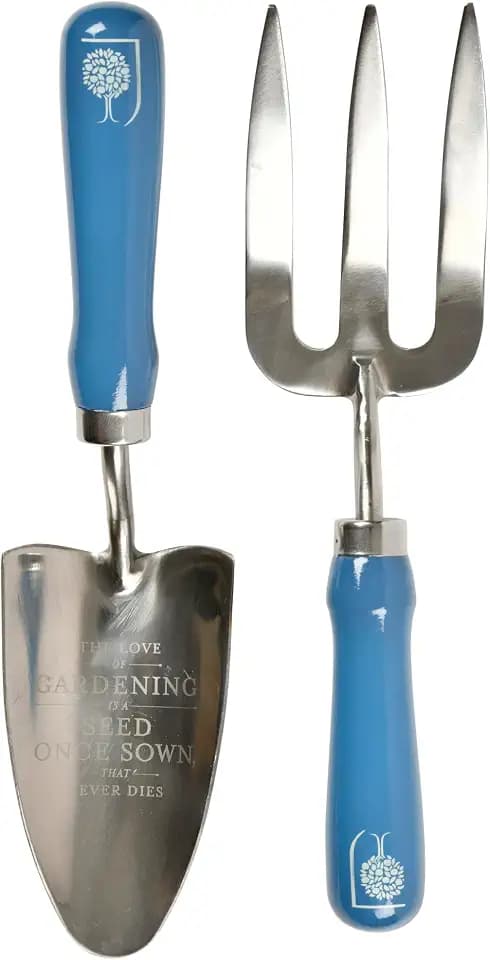 Burgon & Ball British Meadow Wood Handled Trowel & Fork Set