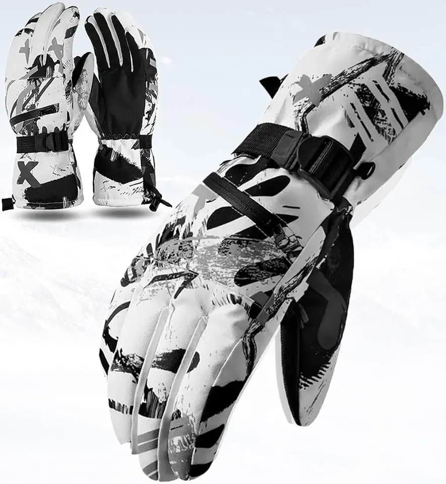 CXW Skihandschuhe Touchscreen Thermohandschuhe Wasserdicht Snowboard Handschuhe für Damen und Herren