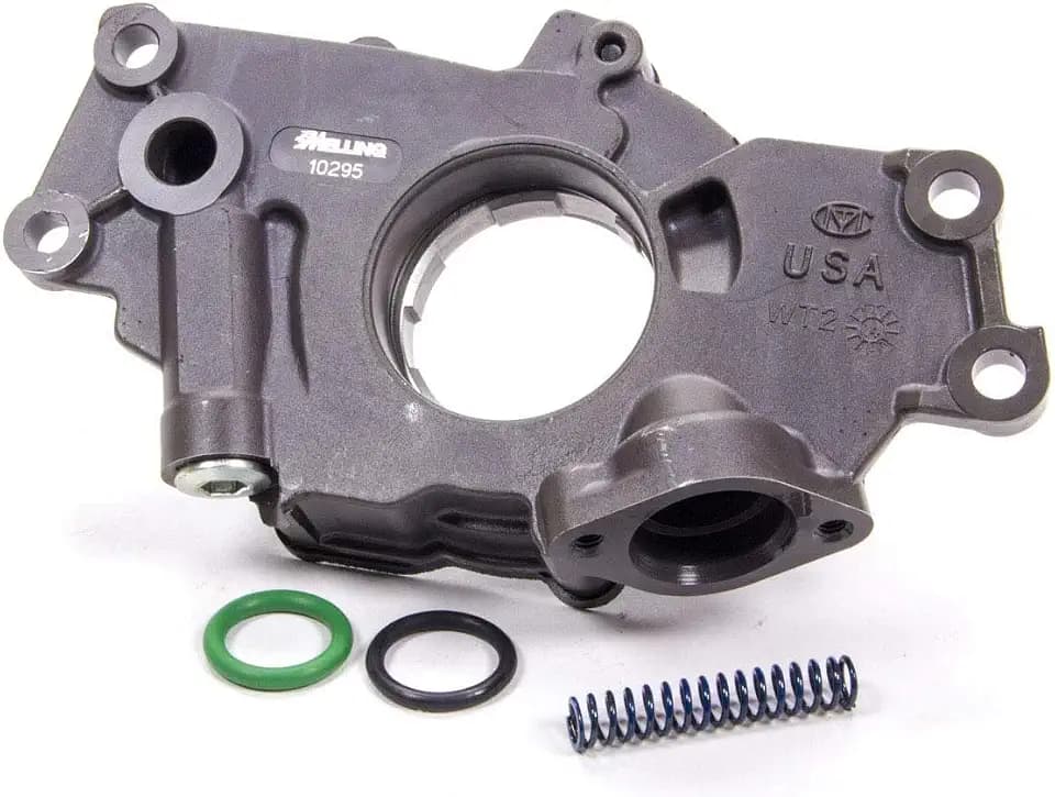 Melling Oil Pump, Wet Sump, Internal, Standard Volume, High Pressure, 7/8 in Inlet, GM LS-Series, Each