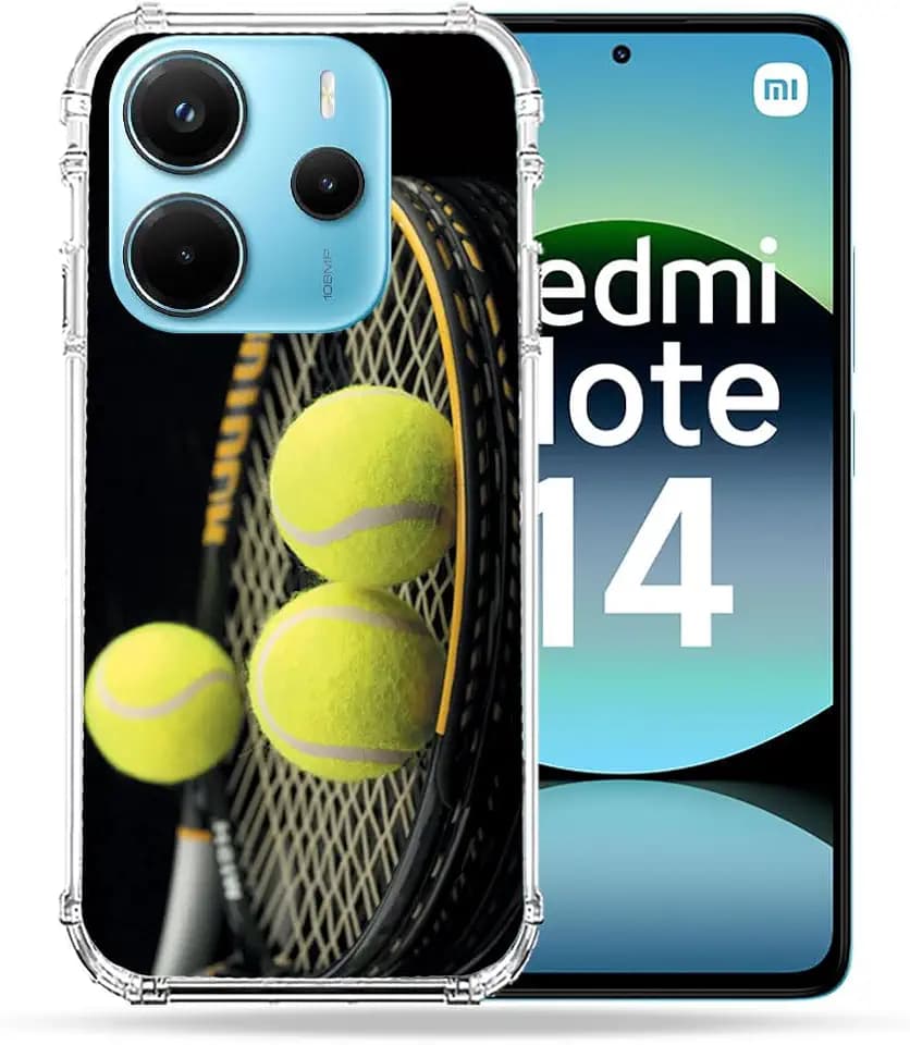 Verstärkte Schutzhülle für Xiaomi Redmi Note 14 4G Sport Tennisbälle