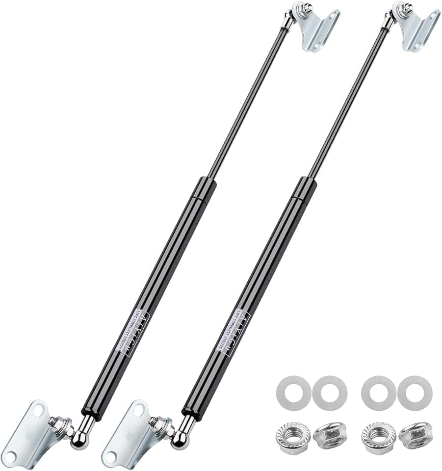 20 Inch 100LB/445N Gas Struts Shock Lift Support with Brackets, 2Pcs