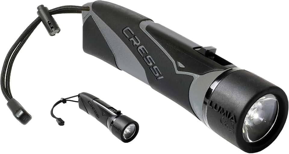 CRESSI Lumia+ Tauchlampe – Unterwasserlampe Mit 300 Lumen, 75 m