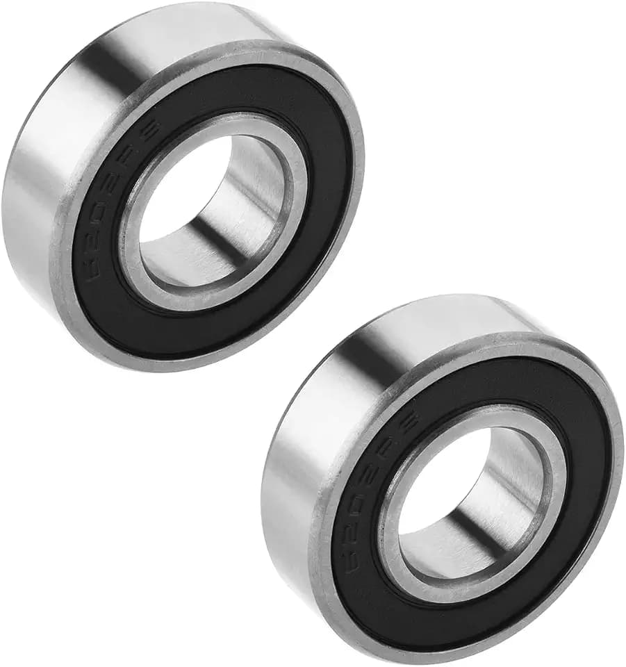 Othmro 6202-16-2RS 16 x 35 x 11 mm Offener Typ Chrom-Stahl-Kugellager Normale Genauigkeit Rillenkugellager 2 Stück