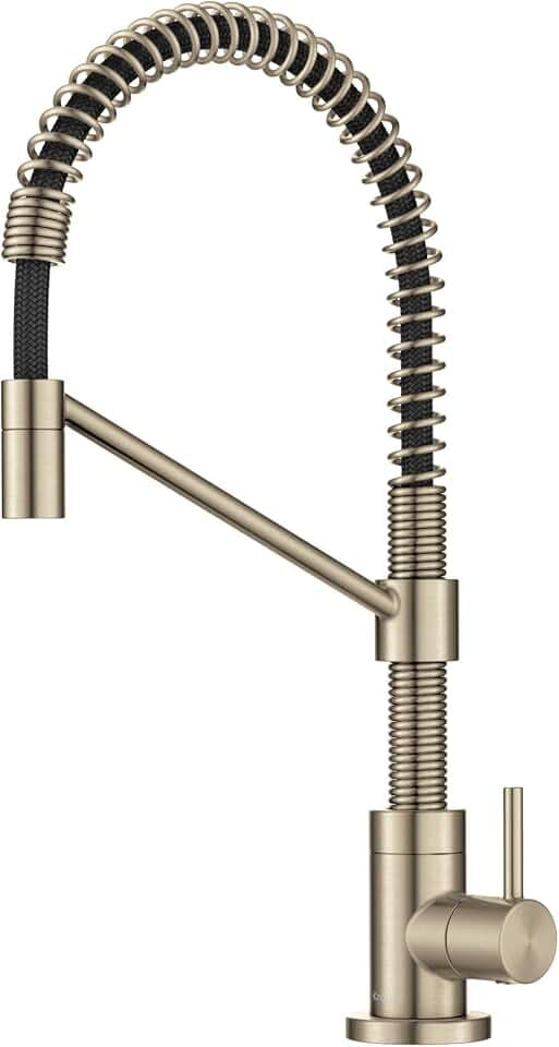 KRAUS Bolden Single Handle Drinking Water Filter Faucet for Reverse Osmosis or Water Filtration System in Spot-Free Antique Champagne Bronze, FF-104SFACB