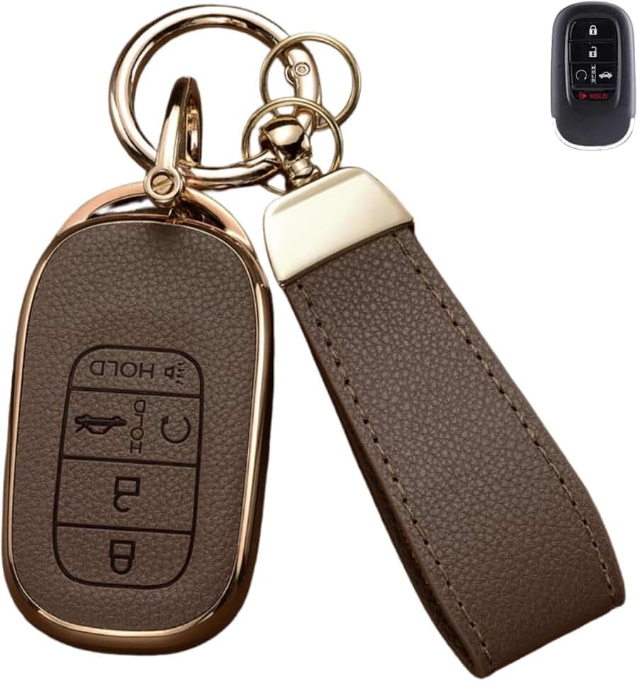Key Fob Cover for Honda Civic Accord HR-V Pilot CR-V