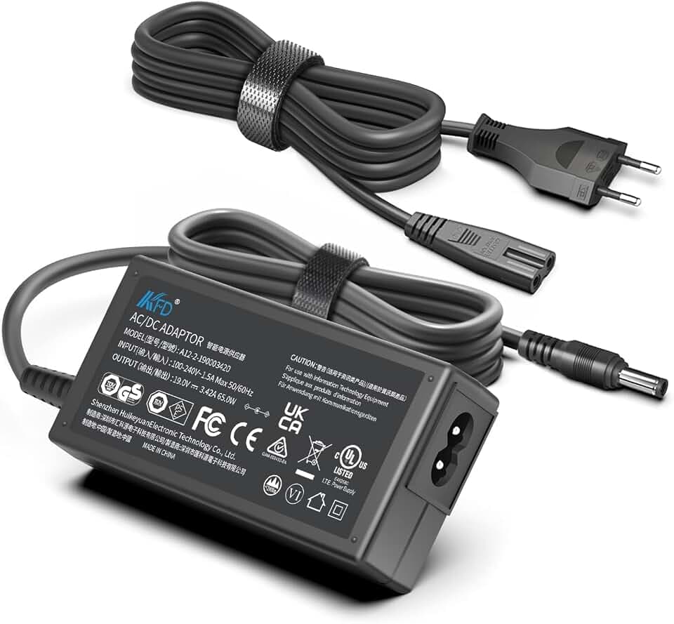 KFD Netzteil Ladegerät 19V für Intel NUC NUC7i5BNH NUC7i5BNK FSP065-10AABA BOXNUC6I3SYH NUC5CPYH D34010WYK D54250WYK BOXNUC5CPYH Mini PC 65W19VJBL Xtreme 2 Xtreme Soundbar AC Adapter Ladekabel