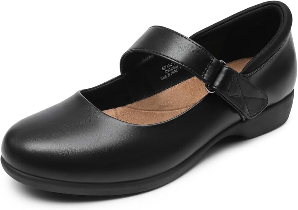 DREAM PAIRS Ballerinas Damen Bequeme Mary Jane