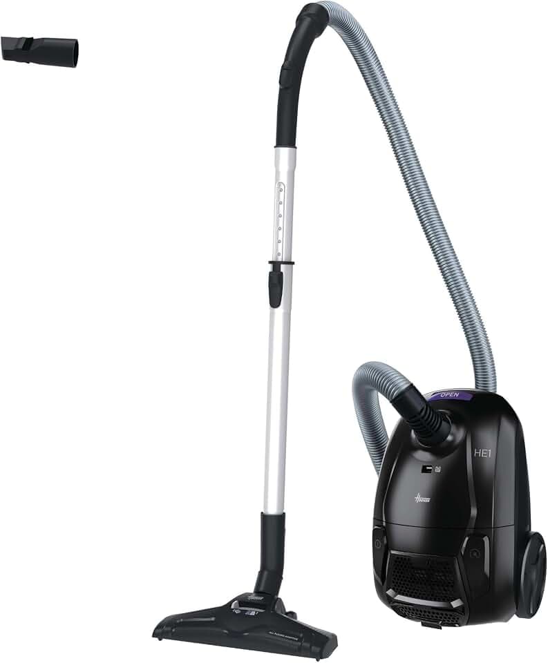Hoover HE1 kompakter Boden-Staubsauger mit Beutel | für alle Böden | 700 W