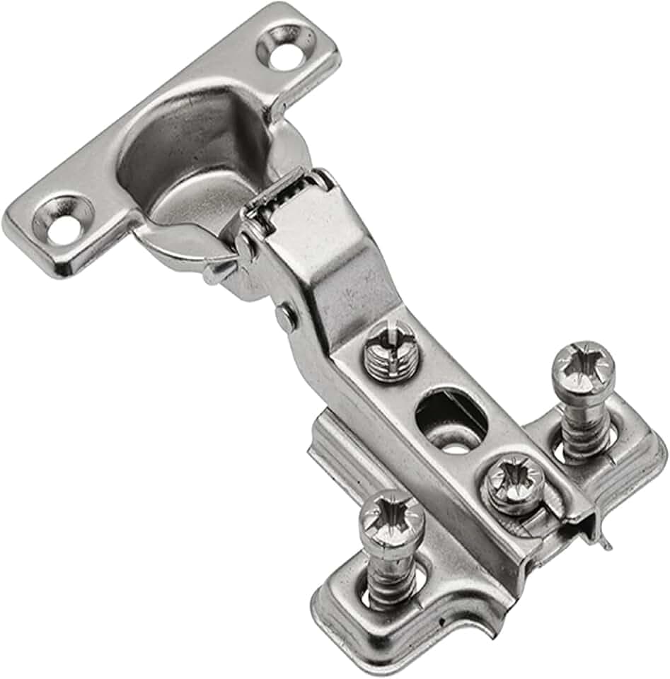 Mprofi MT® 4 Stück | Scharniere für Schranktüren Mittelanschlag | Ø 26mm Mini-Schrankscharniere | Küchenschrank Scharniere | Schranktür Scharnier | Schrank und Möbelscharniere Topfscharnier PM/P/4