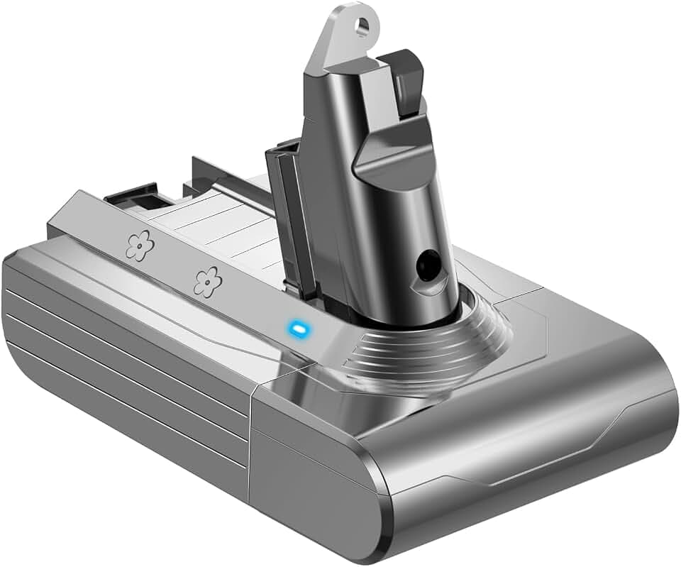 DTK Premium Akku für Dyson V6, kompatibel mit V6 Fluffy Animal Absolute Motorhead Trigger SV03 SV04 SV05 SV06 SV07 SV09 DC58 DC59 DC61 DC62 DC72 DC74 Staubsauger