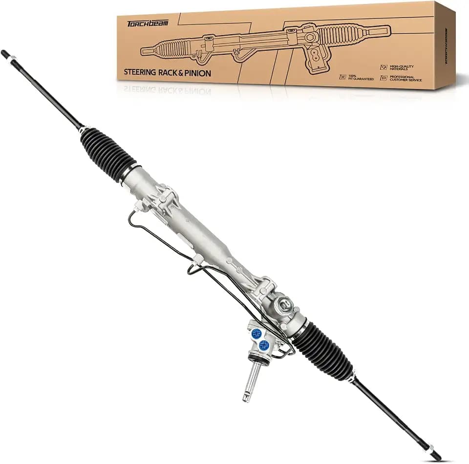 Torchbeam Hydraulic Power Steering Rack and Pinion Assembly Fits Dodge 2011-2020 Grand Caravan, Chrysler 2011-2016 Town & Country, 2020-2021 Voyager, Ram 2012-2015 C/V, Replace Part # 22-3084