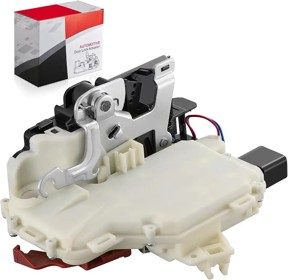 SYERAL Door Latch Lock Actuator Front Left Driver Side Compatible with Volkswagen Beetle 2003-2010 GTI/Rabbit 2006-2009 Jetta 2005-2010 R32 2008 Replaces 931-502 931502 3B1-837-015-AT 3B1-837-015-P