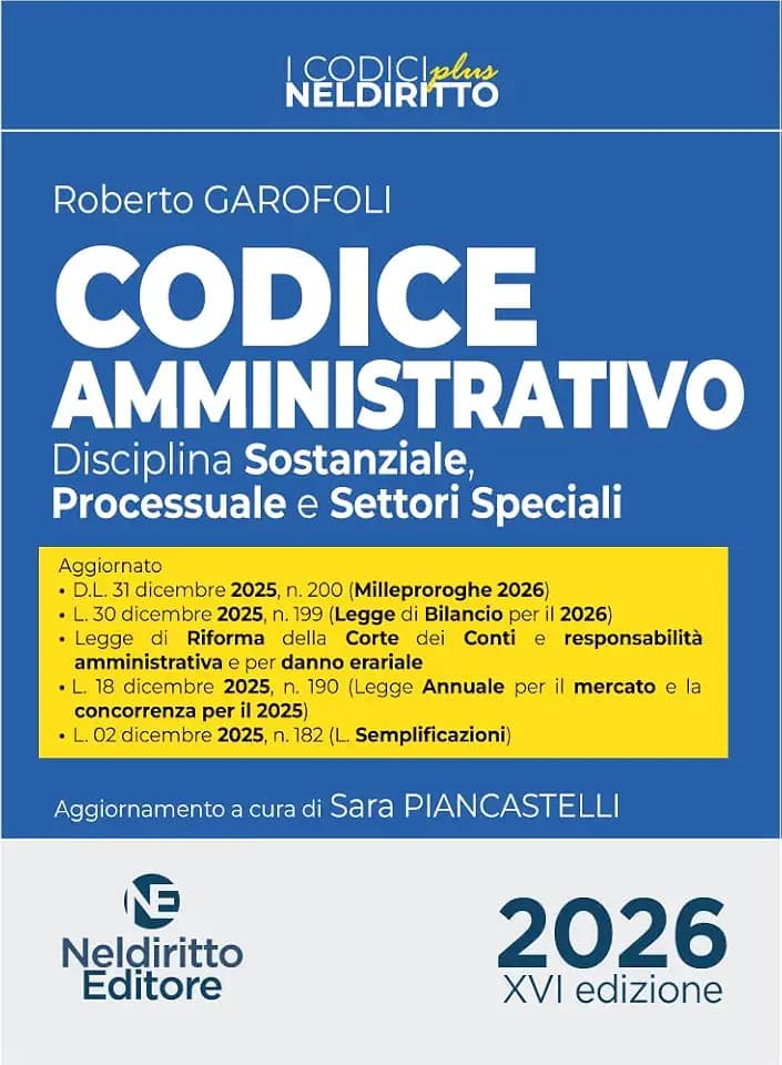 Codice Amministrativo Plus 2026. Nuova ediz. Con espansione online (Codici plus)