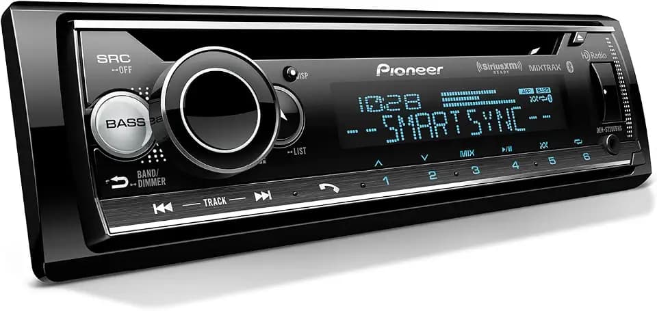Pioneer DEH-S7200BHS 1-Din CD Car Stereo with Bluetooth, USB/AUX. HD Radio