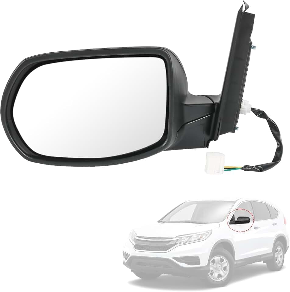 Left Driver Side Mirror Compatible with Honda CRV 2012-2016 (3Pins)