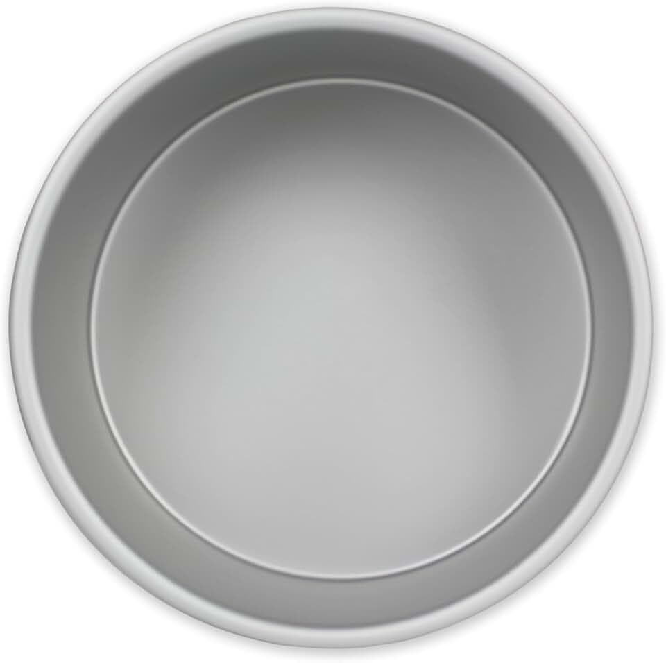PME Runde Backform aus eloxiertem Aluminium, 279 x 76 mm, 28 x 28 x 7.5 cm, Silver