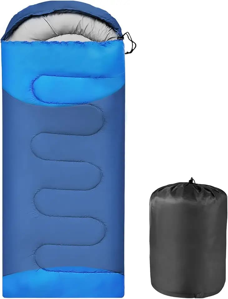 OBTANIM Sleeping Bags Portable Waterproof Camping Sleeping Bag for Adults Kids 4 Seasons Cold Weather or Warm Backpacking Hiking Travel Indoor Outdoor Use