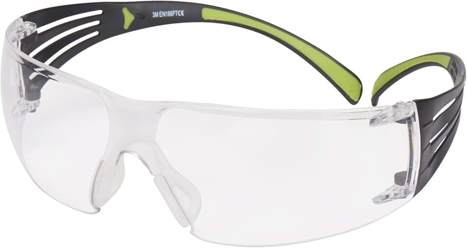 3M SecureFit Schutzbrille SF401AF, klar – Arbeitsschutzbrille mit Anti-Fog- & Anti-Scratch-Beschichtung – Wirkungsvoller UV-Schutz