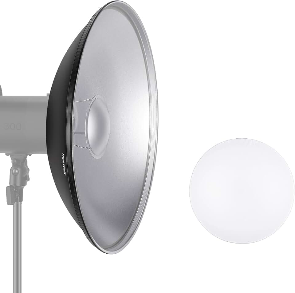 NEEWER 16"/41cm Aluminum Standard Reflector Beauty Dish