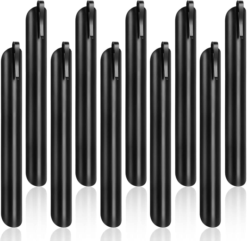 Crumb Sweeper, Crumbers, Table Cleaner Tool, Stainless Steel Crumbers for Servers, Bread Crumber, Restaurant Table Scraper for Crumbs on Table for Servers, Waiters and Waitresses (10 PACK, Black)