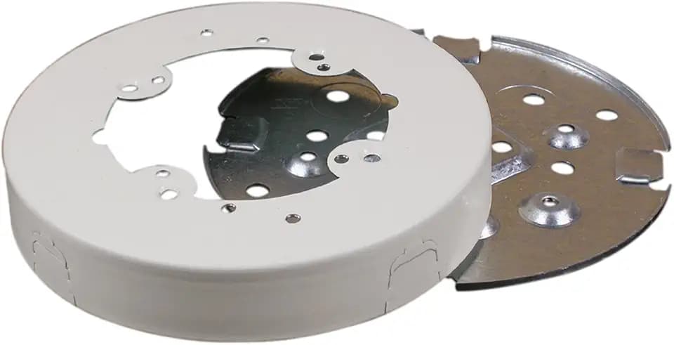 Legrand Wiremold 500/700 Series Metal Raceway Solid Base Round Box Ivory
